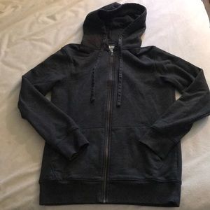 Goodfellow & Co Gray Hooded Zip up sweatshirt S